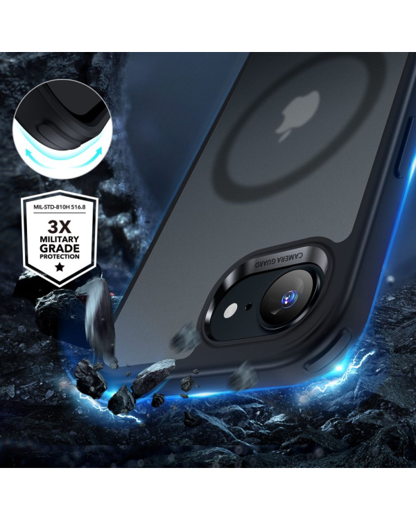 Дополнительное изображение книги «ESR CLASSIC HYBRID HALOLOCK MAGSAFE IPHONE 16E FROSTED BLACK»