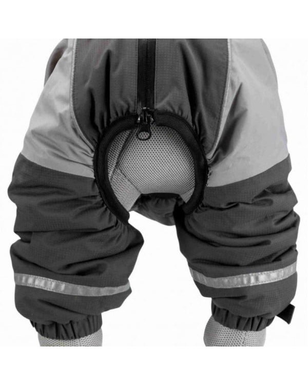 Одежда для собак - Trixie Helsinki зимний комбинезон, M: 50 см, серый