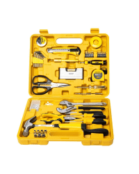 DELI TOOLS Набор бытовых инструментов 48шт|set желтый