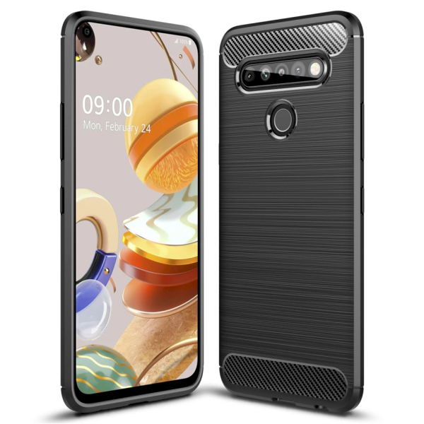 Fusion Trust Back Case Силиконовый чехол для LG K61 Черный