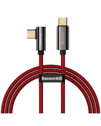 Cable USB-C to USB-C Baseus Legend Series, PD, 100W, 1m (red)