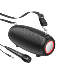 Портативная Bluetooth колонка Borofone BP13 Dazzling с микрофоном черная