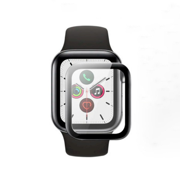 Fusion Nano 9H защитное стекло для экрана часов Apple Watch 6 44 mm черное