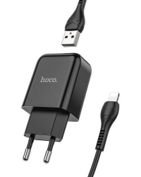 Hoco N2 Зарядное устройство 2.1A  + Lightning кабель 1m