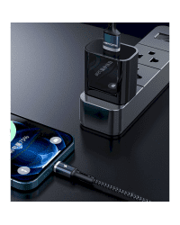 WK Design Kingkong Series Data Cable USB - Micro USB 3A Black (WDC-128m)