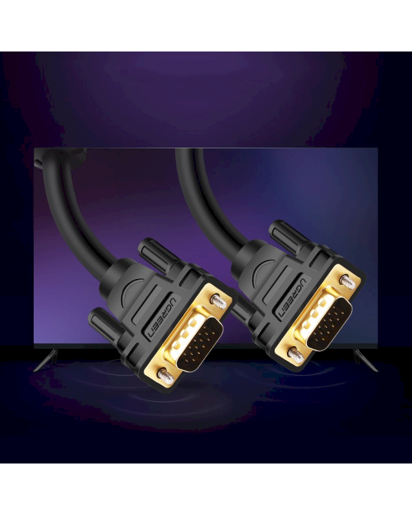 Дополнительное изображение книги «Ugreen VGA (męski) - VGA (męski) cable FHD 1,5 m black (VG101 11630)»