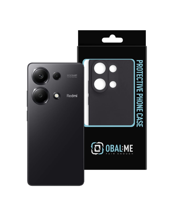 OBAL:ME Matte TPU Cover for Xiaomi Redmi Note 13 Pro 4G Black