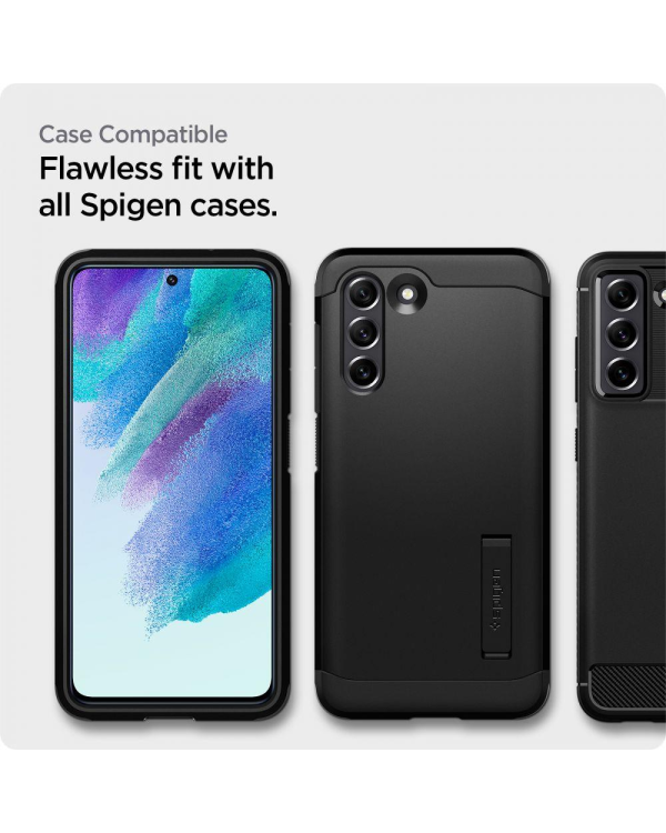 ТЕМПЕРИРОВАННОЕ СТЕКЛО Spigen ALM GLAS.TR 2-PACK GALAXY S21 FE