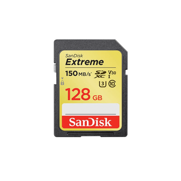 Karta pamięci SanDisk Extreme SDXC 128GB 150/70 MB/s V30 UHS-I U3 (SDSDXV5-128G-GNCIN)