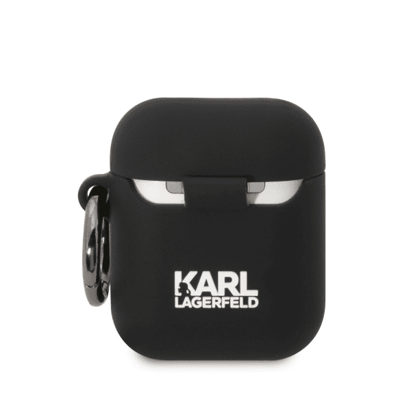 Обложка книги «Karl Lagerfeld and Choupette Silicone Case for Airpods 1/2 Black»