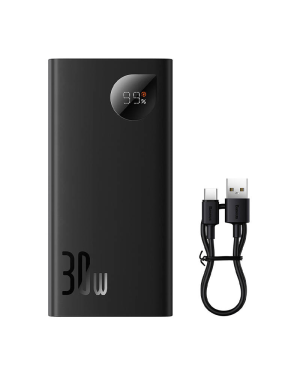 Powerbank Baseus Adaman2 10000mAh, 2xUSB, USB-C, 30W (black)