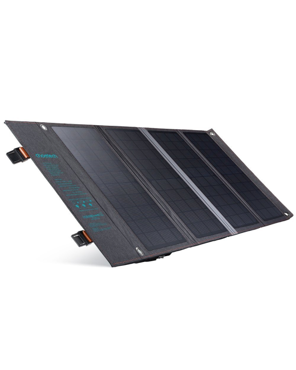 Choetech Foldable Solar Charger Solar Photovoltaic 36W Quick Charge Power Delivery USB / USB Type C (94 x 36 cm) Gray (SC006)