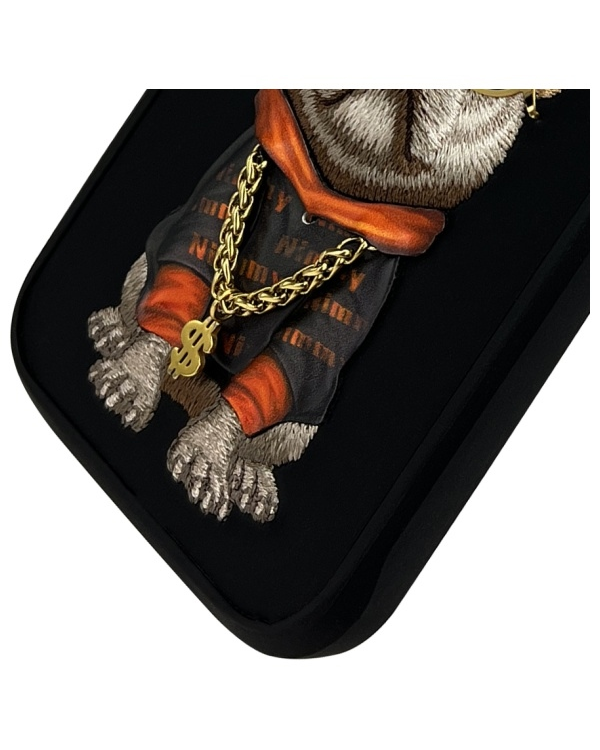 Nimmy iPhone 16 Pro Max 6.9" | черный | Glasses Cool Dog