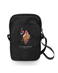 US Polo Handbag USPBPUGFLBK black | black