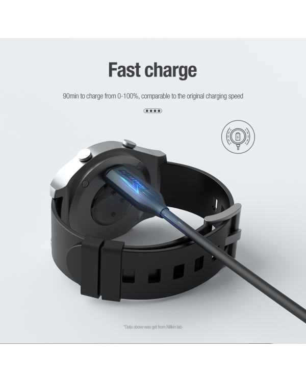 Nillkin USB Data and Charging Cable for Garmin Watch Black