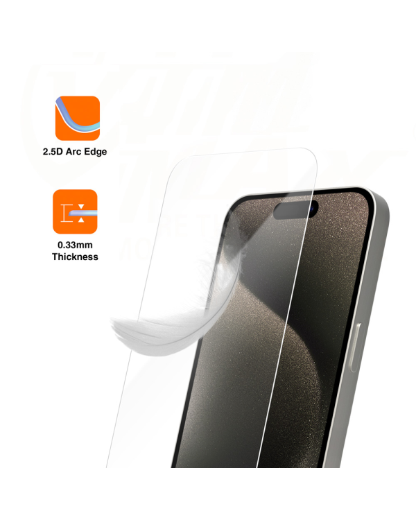 Vmax tempered glass 2,5D Normal Clear Стекло для iPhone 15 Plus 6,7"