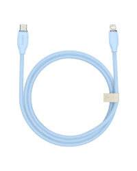 Baseus cable, USB Type C - Lightning 20W cable, 1.2 m long Jelly Liquid Silica Gel - blue
