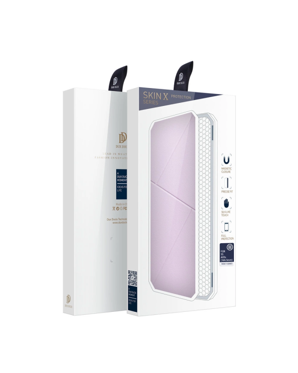 DUX DUCIS Skin X Bookcase type case for Samsung Galaxy A03s pink
