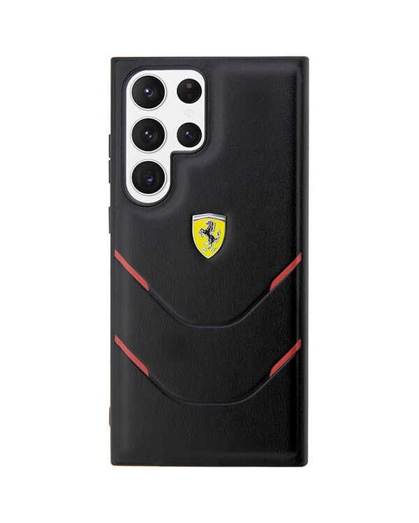 Ferrari FEHCS23LPBAK S23 Ultra S918 czarny|black hardcase Hot Stamp Lines