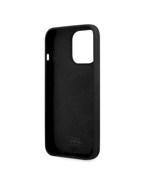 Дополнительное изображение книги «KLHCP13LSSKCK Karl Lagerfeld and Choupette Liquid Silicone Case for iPhone 13 Pro Black»