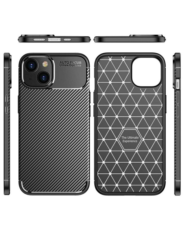 Enviro Carbon силиконовый чехол для Samsung S928 Galaxy S24 Ultra черный