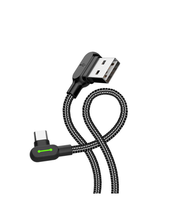 USB to USB-C cable Mcdodo CA-5280 LED, 1.2m (black)