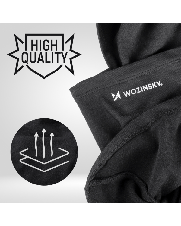 Wozinsky thermoactive Balaclava under helmet black (WTBBK1)