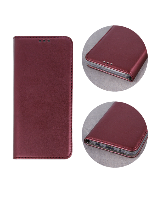 Магнитный чехол Smart для Xiaomi Redmi Note 12 4G красный