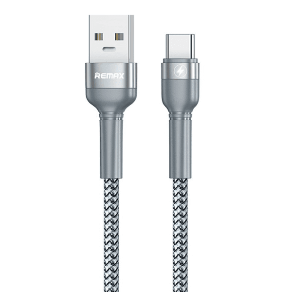 REMAX Jany Data USB - USB Typ C Cable Power Delivery 100 W 5 A 1 m silver (RC-170)