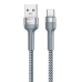 REMAX Jany Data USB - USB Typ C Cable Power Delivery 100 W 5 A 1 m silver (RC-170)