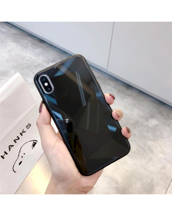 Fusion Diamond Stone Back Case Силиконовый чехол для Samsung A505 / A307 / A507 Galaxy A50 / A30s /A50s Черный