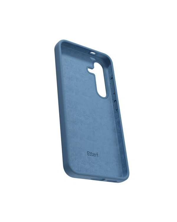 Etteri Silicone case for Samsung Galaxy S25 dark blue