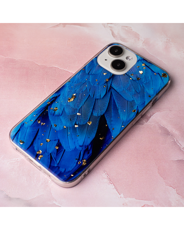 Силиконовый чехол Fusion Gold Glam Blue для Samsung A546 Galaxy A54 5G