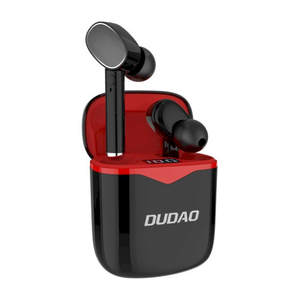 Dudao U12 Airpods Bluetooth 5.0 наушники с микрофоном черные Dudao U12 Airpods Bluetooth 5.0 наушники с микрофоном черные