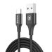 Обложка книги «Baseus Rapid Cable Durable Nylon Braided Wire USB Type C with LED Light 2A 2m black (CATSU-C01)»