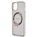 Guess PC|TPU Flowers Ring Glossy Logo MagSafe чехол для iPhone 14 черный
