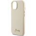 Guess GUHCP15SPGMCSD iPhone 15 6.1" złoty|light gold hardcase Glitter Glossy Script