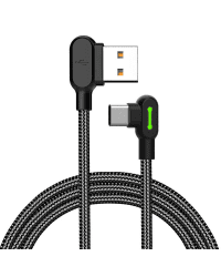 USB to USB-C cable Mcdodo CA-5280 LED, 3m (black)