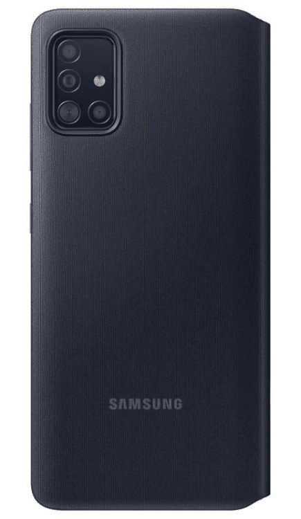 Обложка книги «EF-EA515PBE Samsung S-View Case for Galaxy A51 Black»