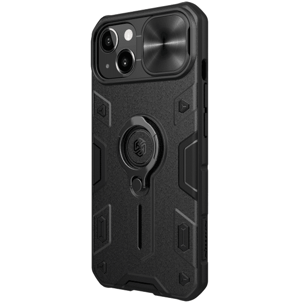 Обложка книги «Nillkin CamShield Armor Hard Case for iPhone 13 Black (without logocut)»