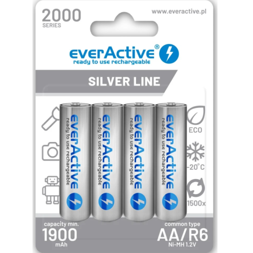 Everactive rechargeable HR6 1900mAh Always ready Блистерная упаковка 4шт.
