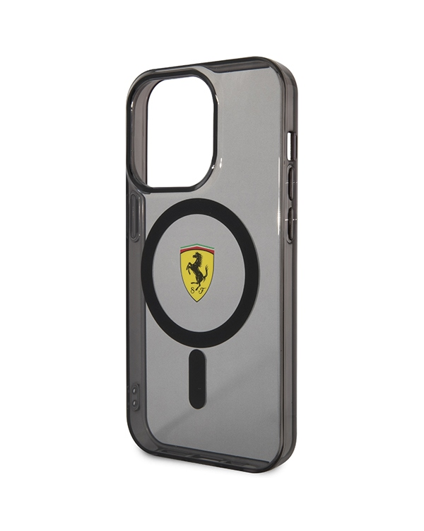 Ferrari FEHMP14XURKK iPhone 14 Pro Max 6.7" czarny|black hardcase Translucent Magsafe