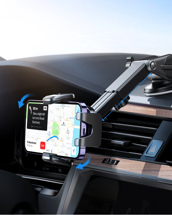 Joyroom car phone holder for cockpit, dashboard black (JR-ZS350)