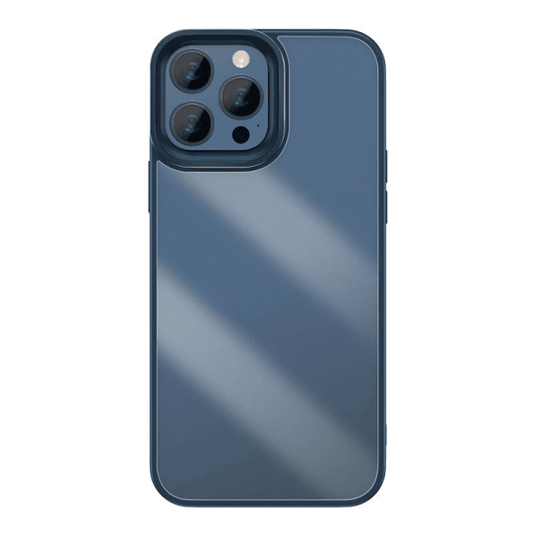 Чехол для телефона Baseus Crystal для iPhone 13 Pro (синий)