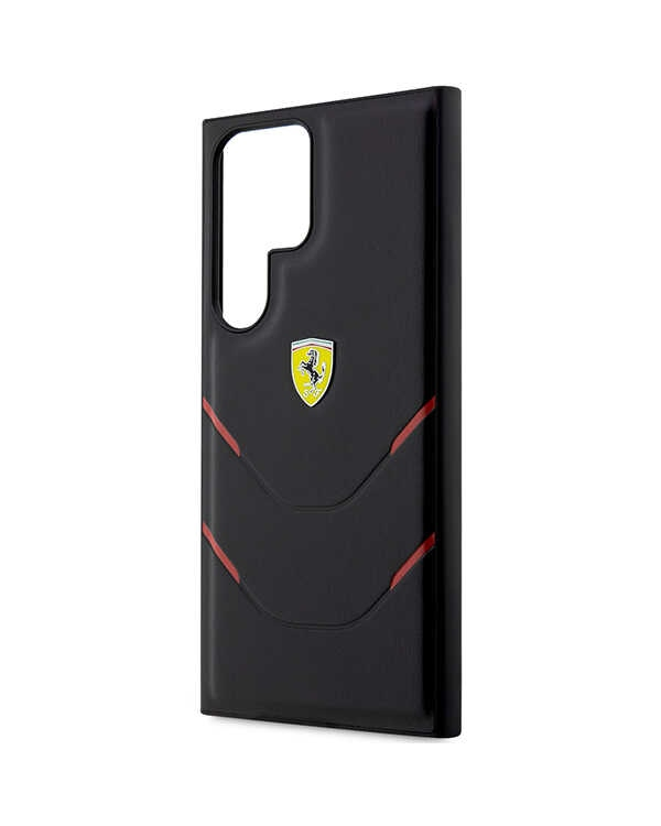 Ferrari FEHCS23LPBAK S23 Ultra S918 czarny|black hardcase Hot Stamp Lines