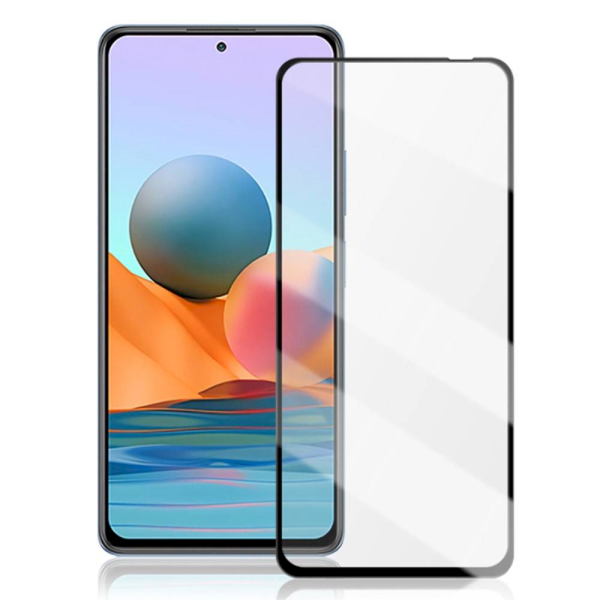 Fusion 5D glass защитное стекло для экрана Xiaomi Redmi Note 10 Pro черное