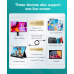 Fusion Superior USB-C -> USB-C кабель для передачи данных 100 Вт / 40 Гбит / с / USB 4 GEN 3 / 8K / 1,5 м черный