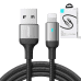 Дополнительное изображение книги «Joyroom USB - Lightning 2.4A A10 Series кабель 2 м черный (S-UL012A10)»