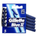 Gillette Gillette Blue II Одноразовые бритвенные лезвия 5 шт.