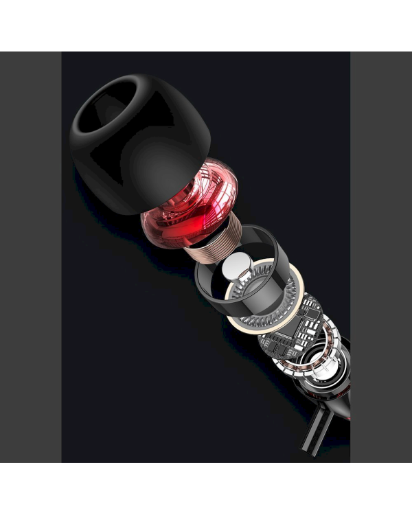 Дополнительное изображение книги «Joyroom in-ear earphones 3.5mm mini jack with remote and microphone black (JR-EL114)»
